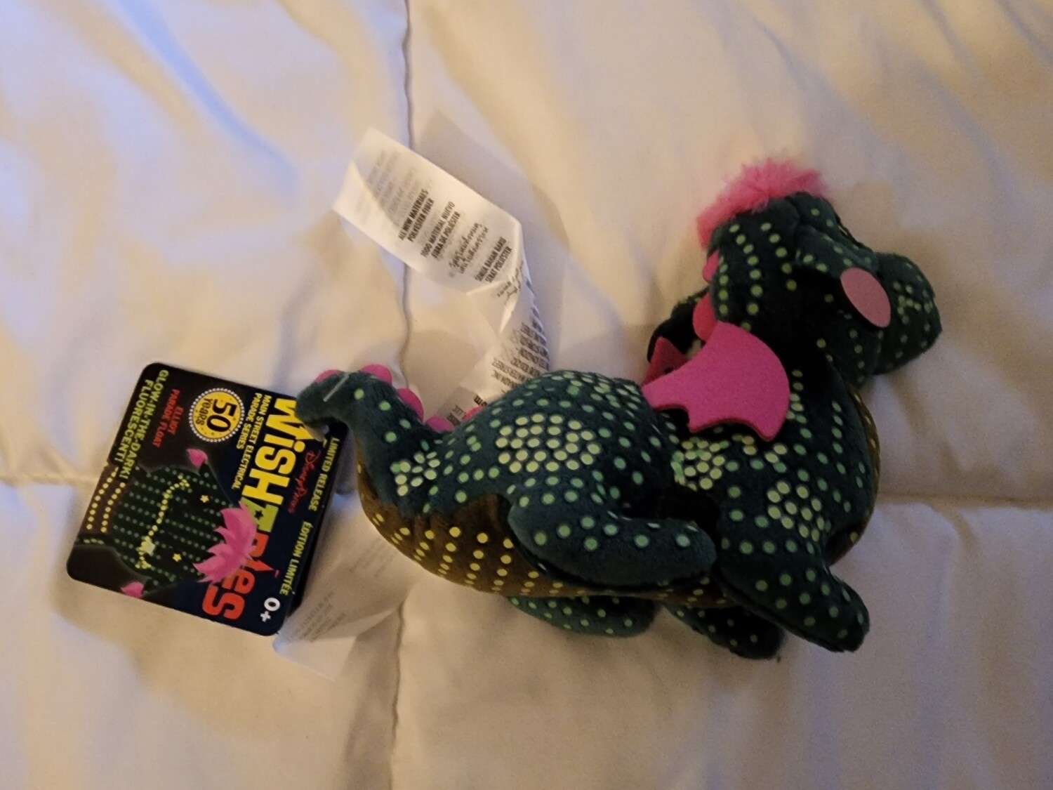 Main Street Electrical Parade Wishable Elliot Dragon 