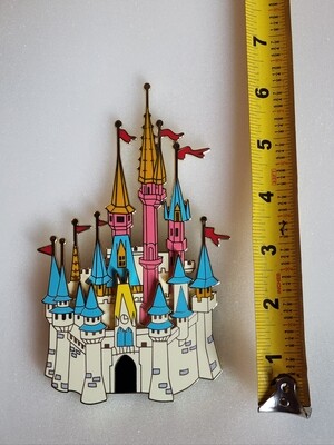 2022 Walt Disney World Vault Retro Map 50th Anniversary Jumbo Castle Pin LE 100