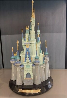 Walt Disney World 50th Anniversary Kevin And Jody WDW 50th Castle Figurine