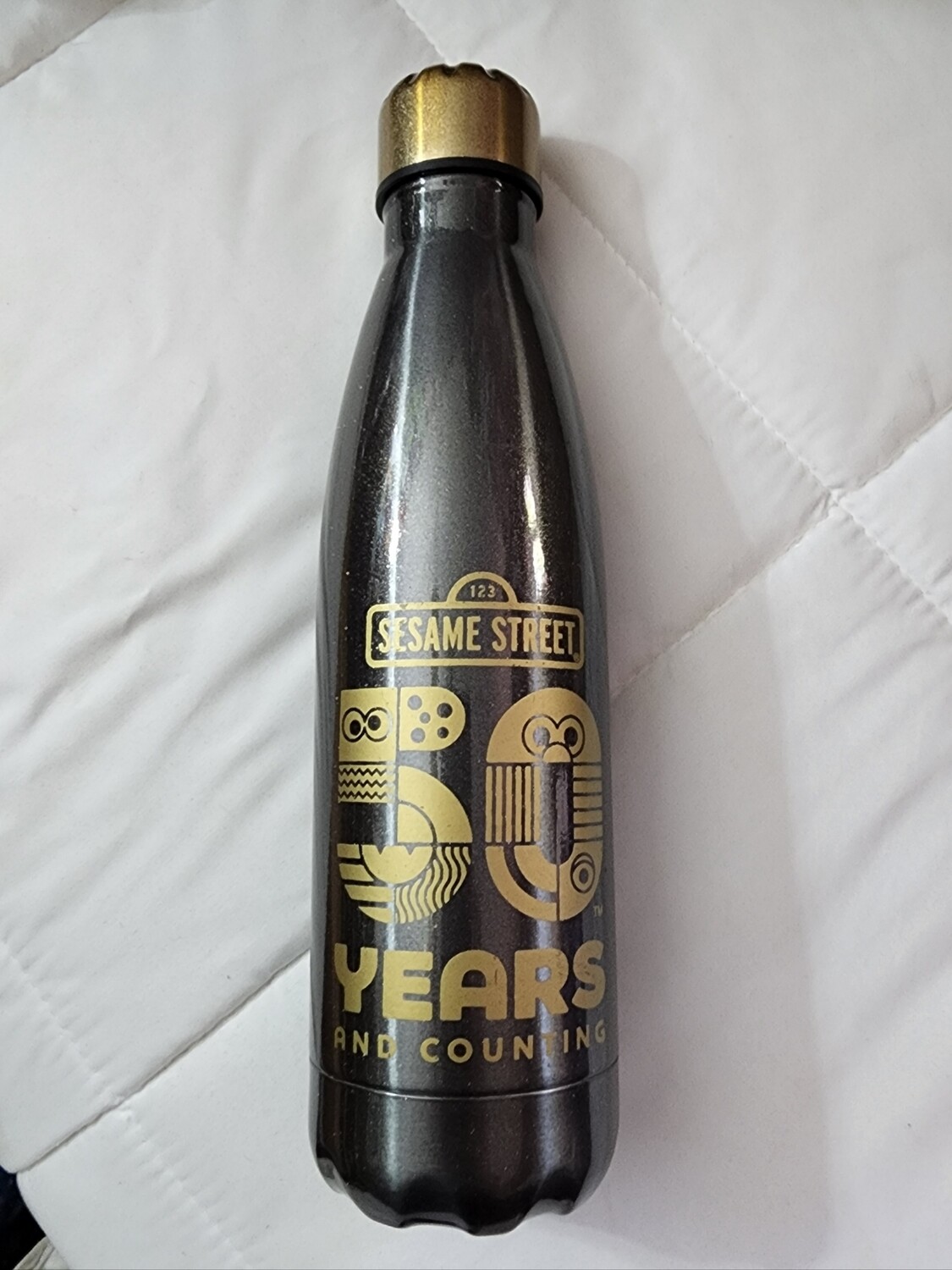Sesame Street 50 Years and Counting metal bottle