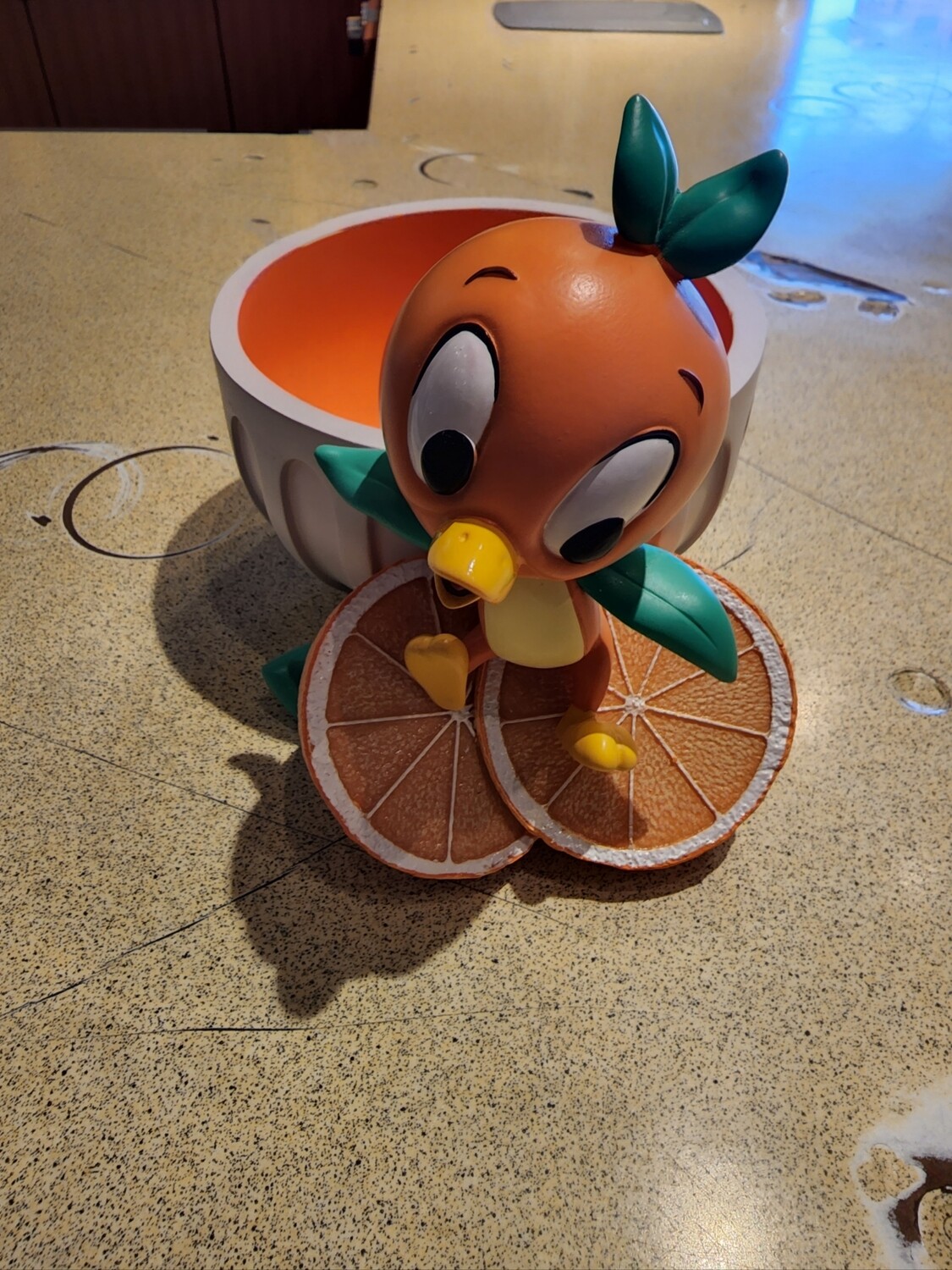 Orange Bird planter