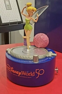 Tinkerbell Walt Disney World 50th musical figurine
