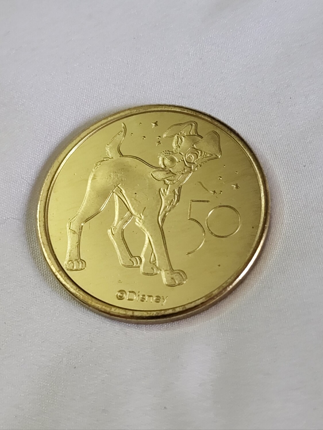 Tramp Walt Disney World 50th medallion coin