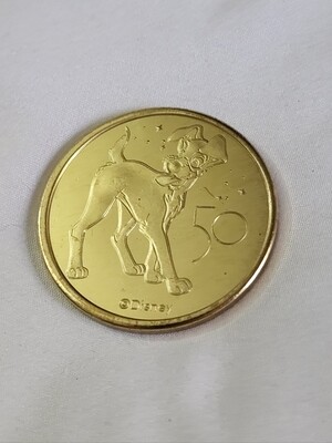 Tramp Walt Disney World 50th medallion coin
