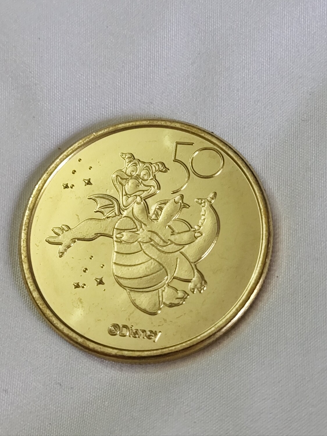 Figment Disney World 50th medallion coin