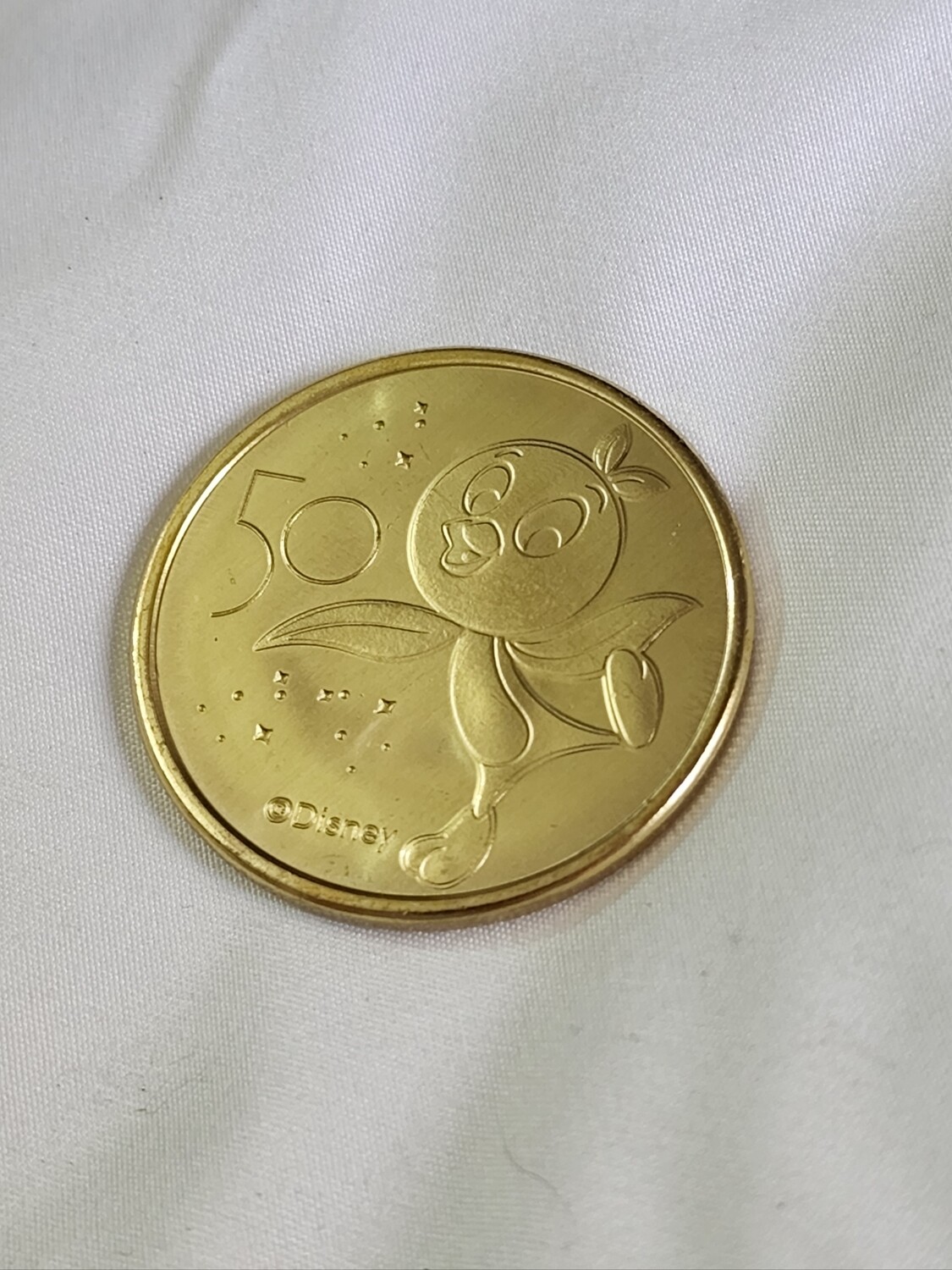 Orange Bird Walt Disney World 50th medallion coin
