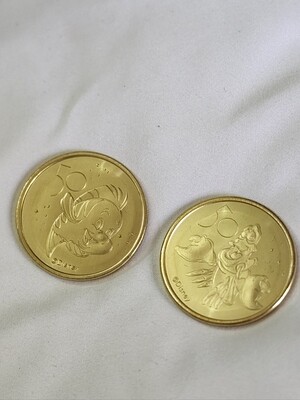 Sebastian &amp; Flounder Disney World 50th medallion coins