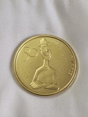 Joe Gardner Walt Disney World 50th medallion coin