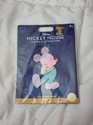 Mickey Main Attractions Small World pin
