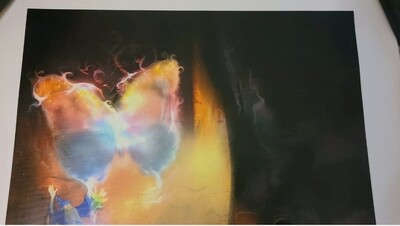 Joel Payne "A Spark Of Inspiration" Printer's Proof 3 of 5 20x20 canvas print
