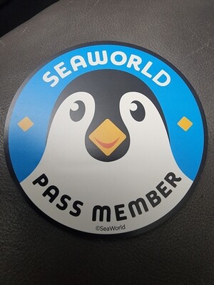 Sea World Pass Member magnet