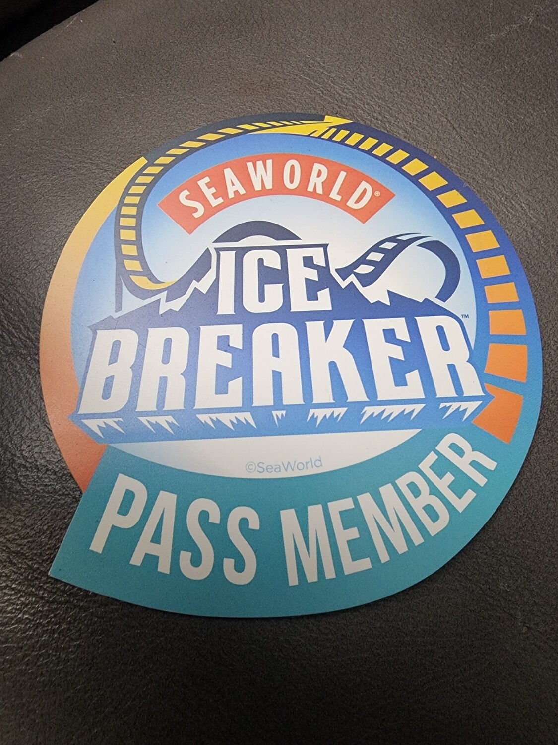 Sea World Ice Breaker Pass Member magnet