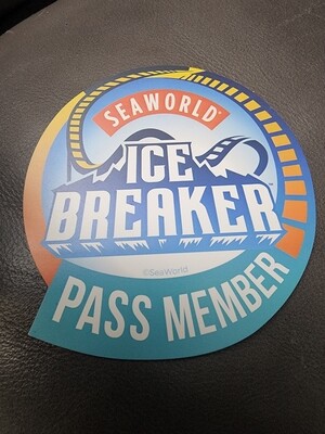 Sea World Ice Breaker Pass Member magnet