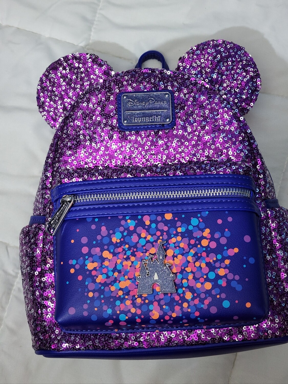 Disney Parks Sequin Loungefly backpack