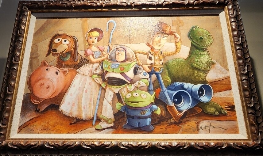 Darren Wilson Toy Story Anniversary framed giclee 90/95