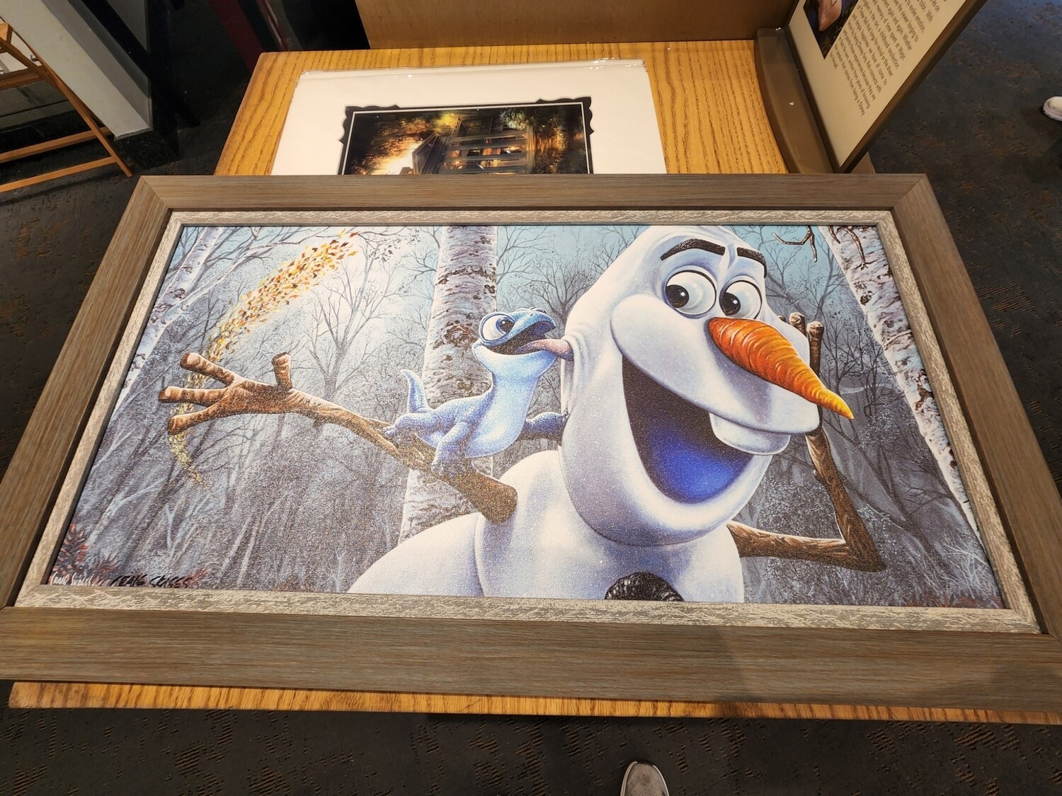 Craig Skaggs Olaf &amp; Bruni framed giclee LE19/95