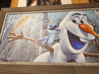 Craig Skaggs Olaf &amp; Bruni framed giclee LE19/95