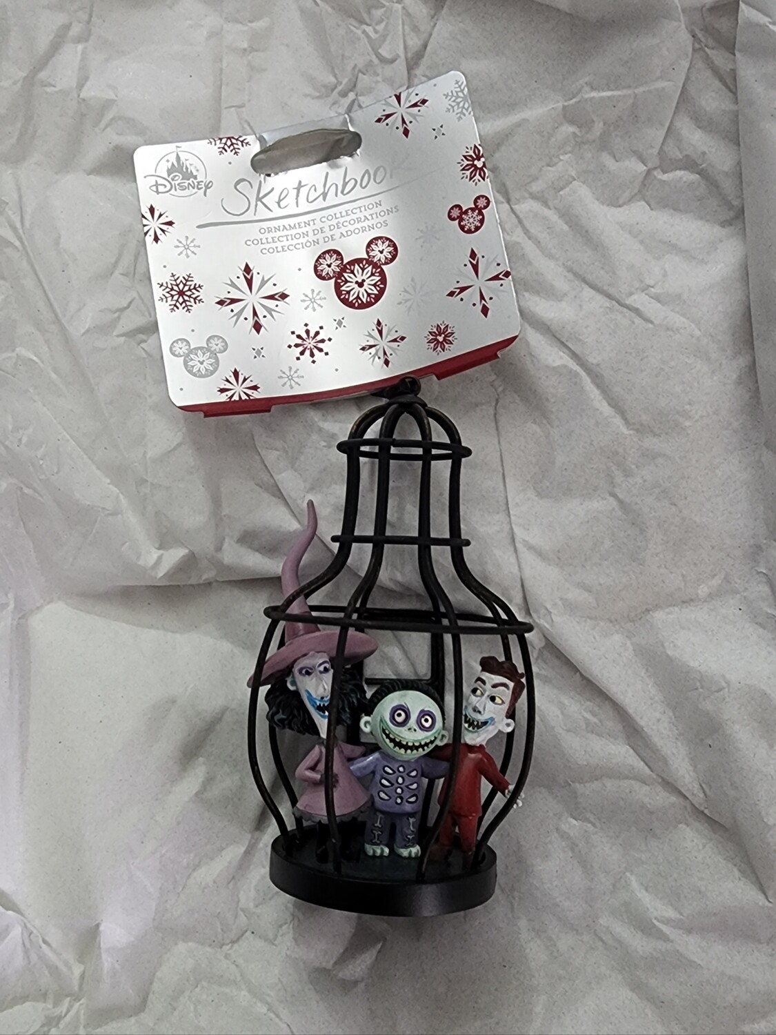 Lock Shock &amp; Barrel Cage Christmas ornament 