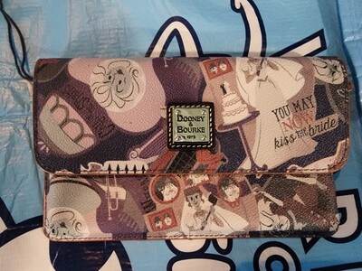 Haunted Mansion Dooney &amp; Bourke fold-over wristlet 