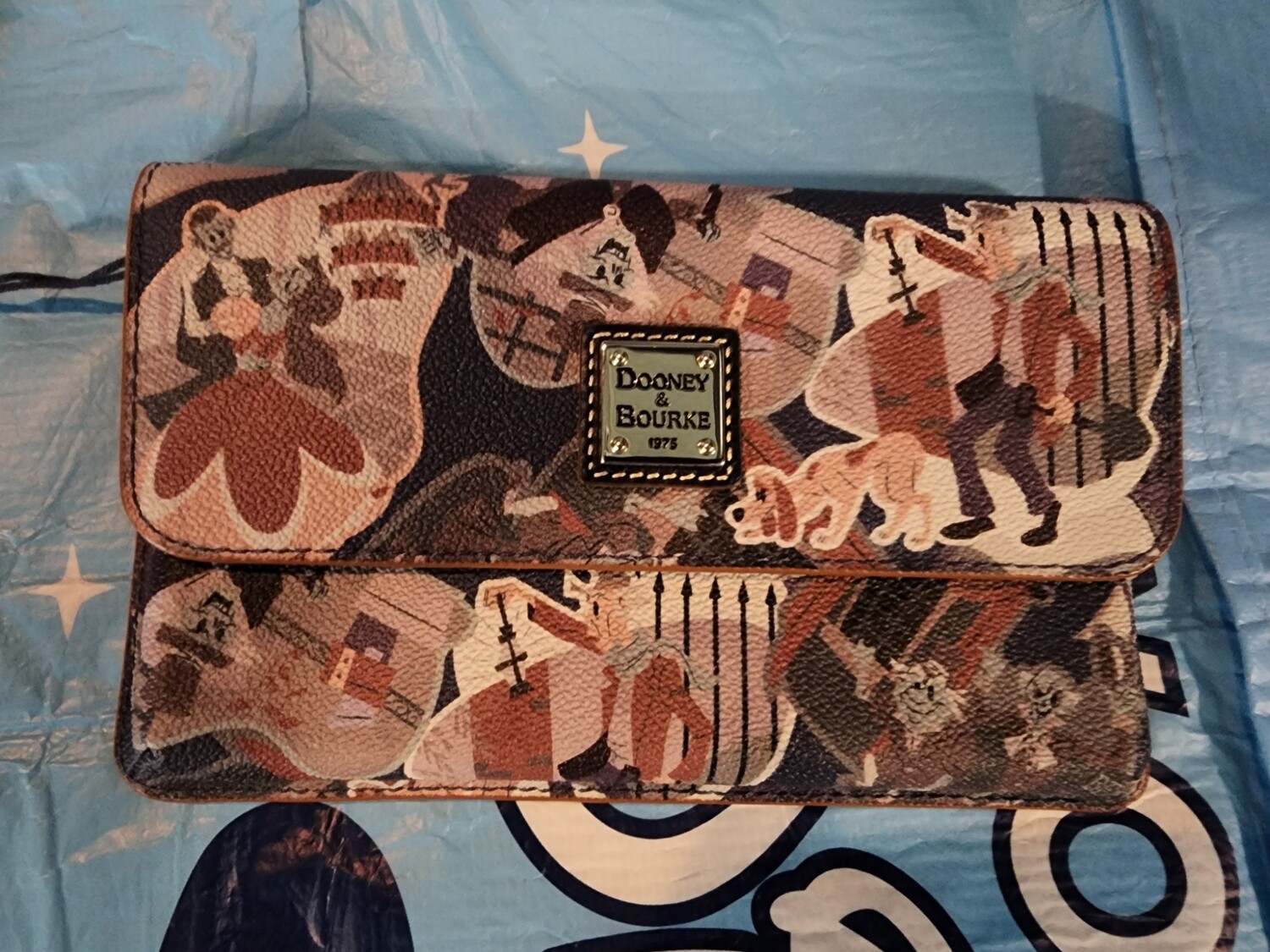 Haunted Mansion Dooney &amp; Bourke fold-over wristlet 