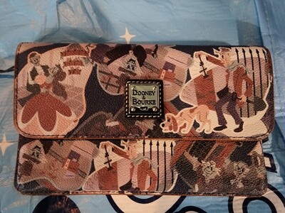 Haunted Mansion Dooney &amp; Bourke fold-over wristlet 