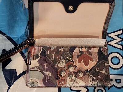 Haunted Mansion Dooney &amp; Bourke fold-over wristlet 