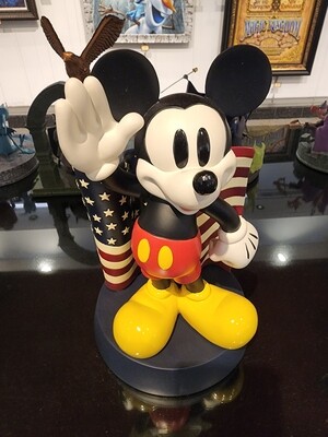 Mickey Mouse Salutes American Flag figurine