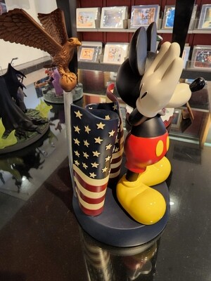 Mickey Mouse Salutes American Flag figurine