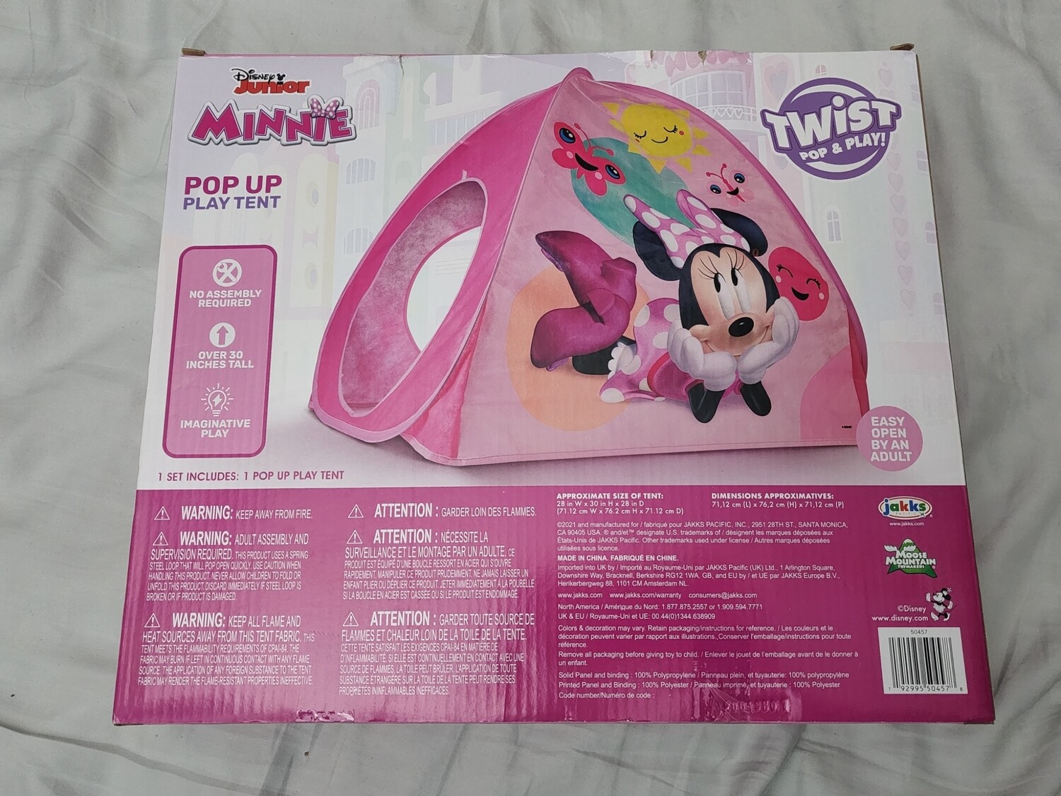 Minnie Mouse Pop Up Tent