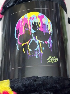 Howl O Scream Fleece Throw 50"x60"