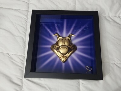 Walt Disney World 50th "FIGMENT" Jason Peltz 3D framed "original" number 9 of 10
