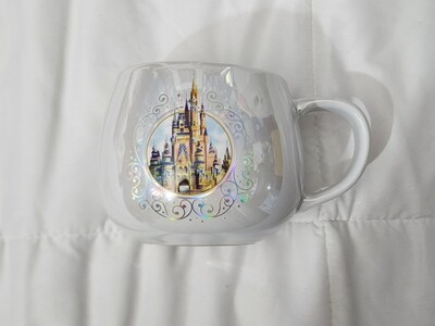 Walt Disney World 50th castle mug white