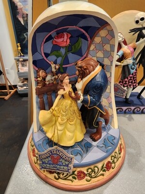 Jim Shore Enchanted Love Beauty and the Beast figure