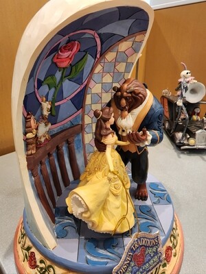 Jim Shore Enchanted Love Beauty and the Beast figure