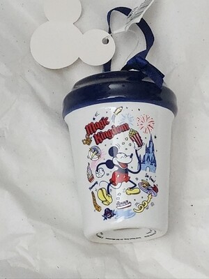 Starbucks Magic Kingdom tumbler ornament