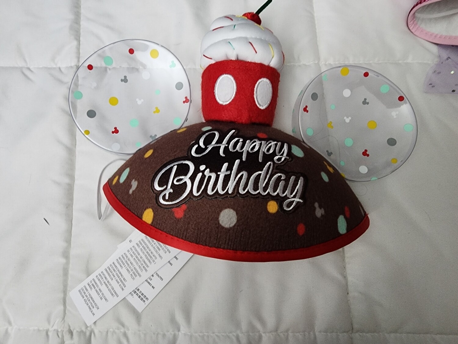 Happy Birthday ears hat