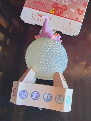 Figment Epcot 40th light up ornament