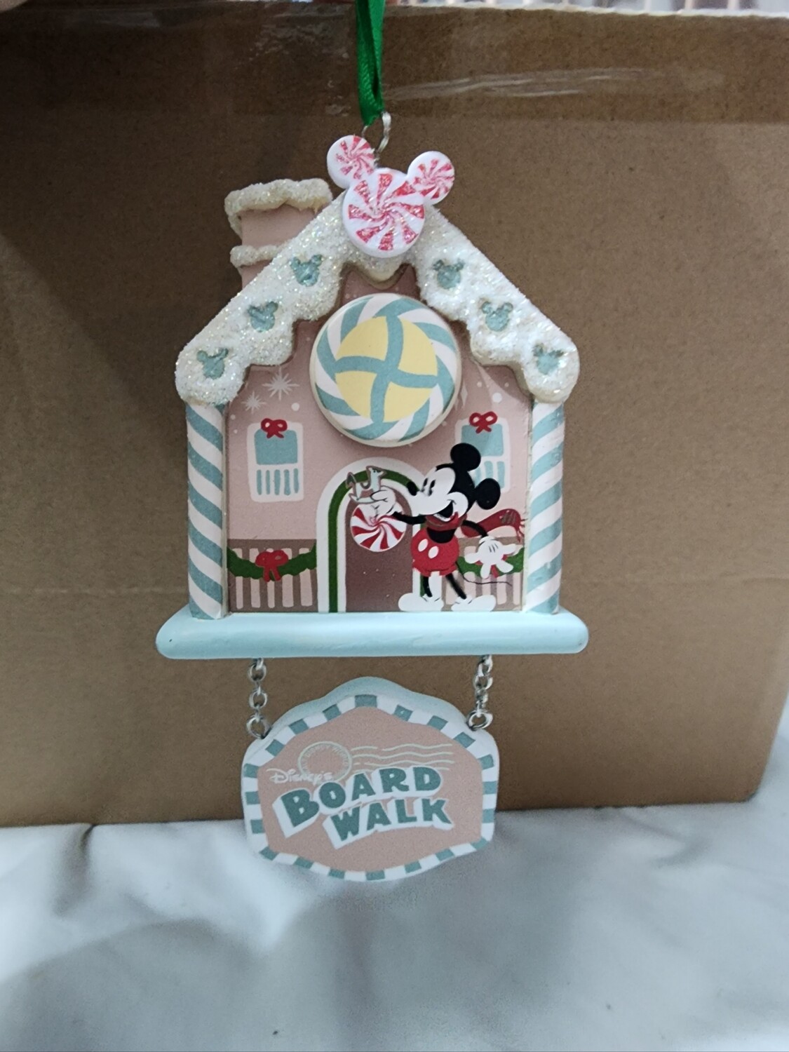 Disney&#39;s Boardwalk Resort Gingerbread House ornament
