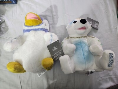 Animal Kingdom Menagerie puppets (Polar Bear &amp; Penguin)