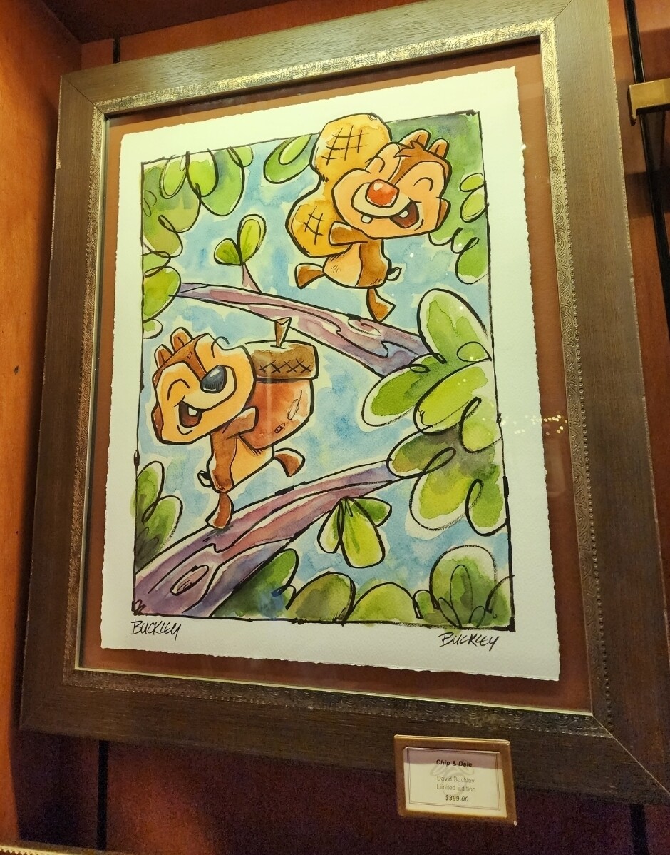 #1 David Buckley Chip &amp; Dale LE 1/95