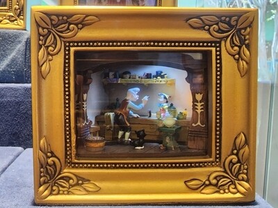 Olszewski Gallery of Light Gepetto Paints Pinocchio 