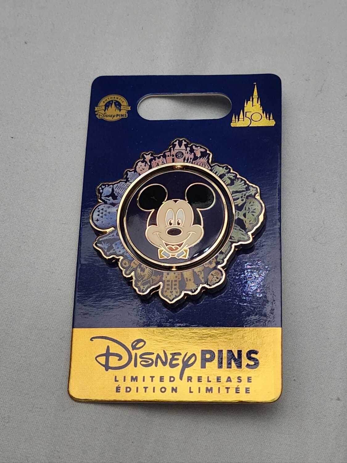 Walt Disney World 50th LR spinner pin