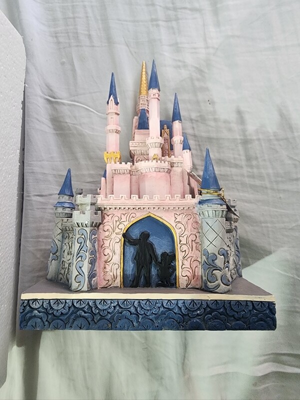 SIGNED Jim Shore WDW 50th Anniversary Cinderella Castle