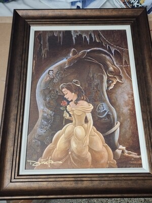 Darren Wilson Beast In The Shadows LE95 framed giclee