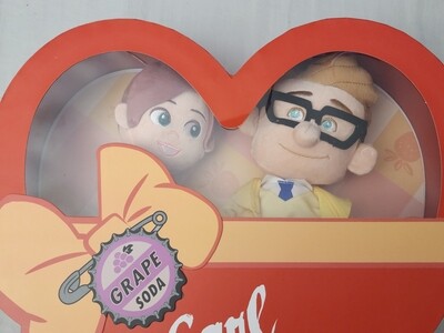 Carl &amp; Ellie UP Heart Plush Set