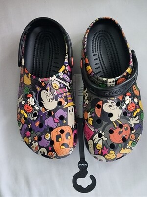 Halloween Mickey &amp; Minnie Crocs M6/W8