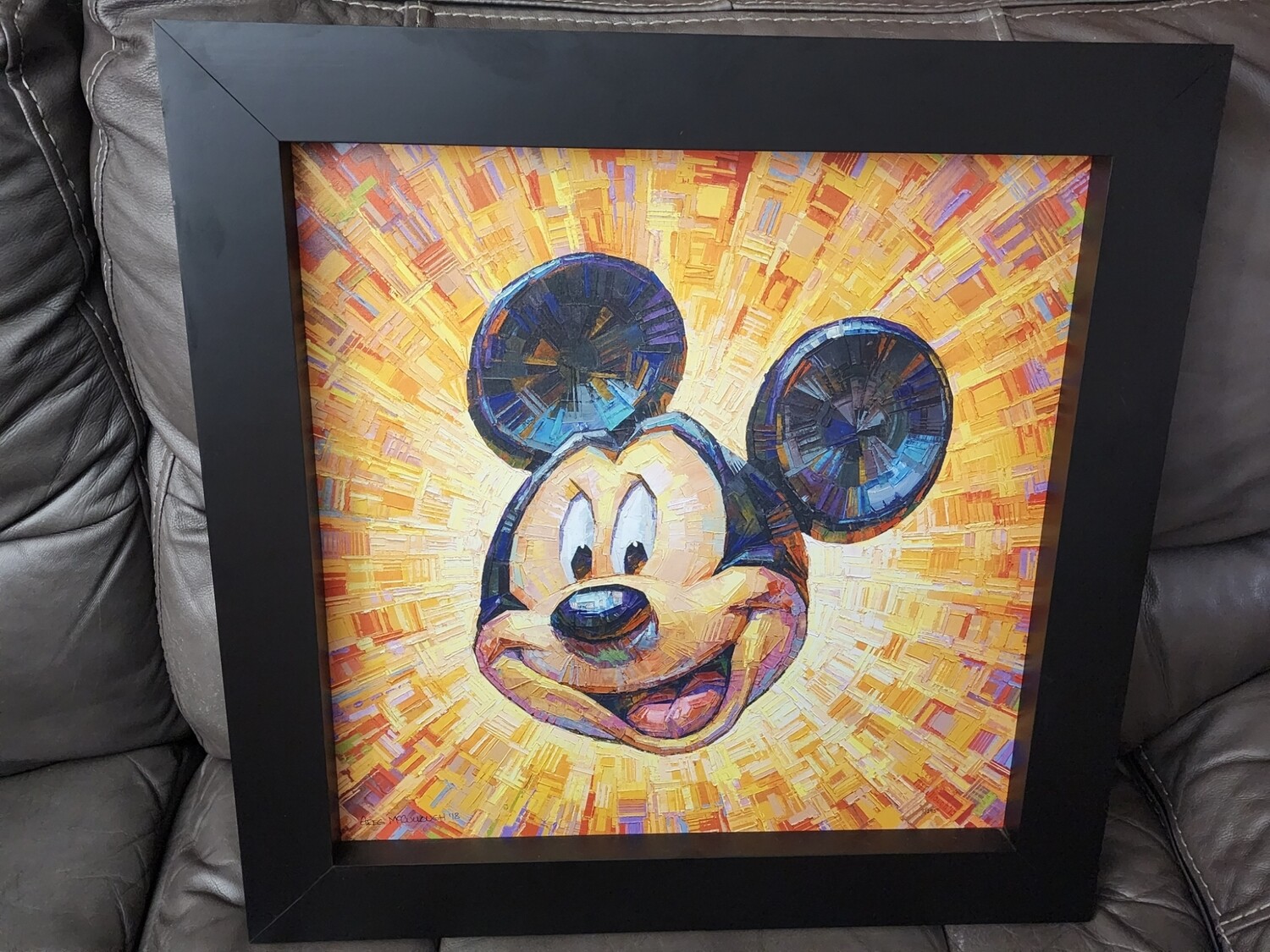 Greg McCullough DDC Mickey large framed giclee