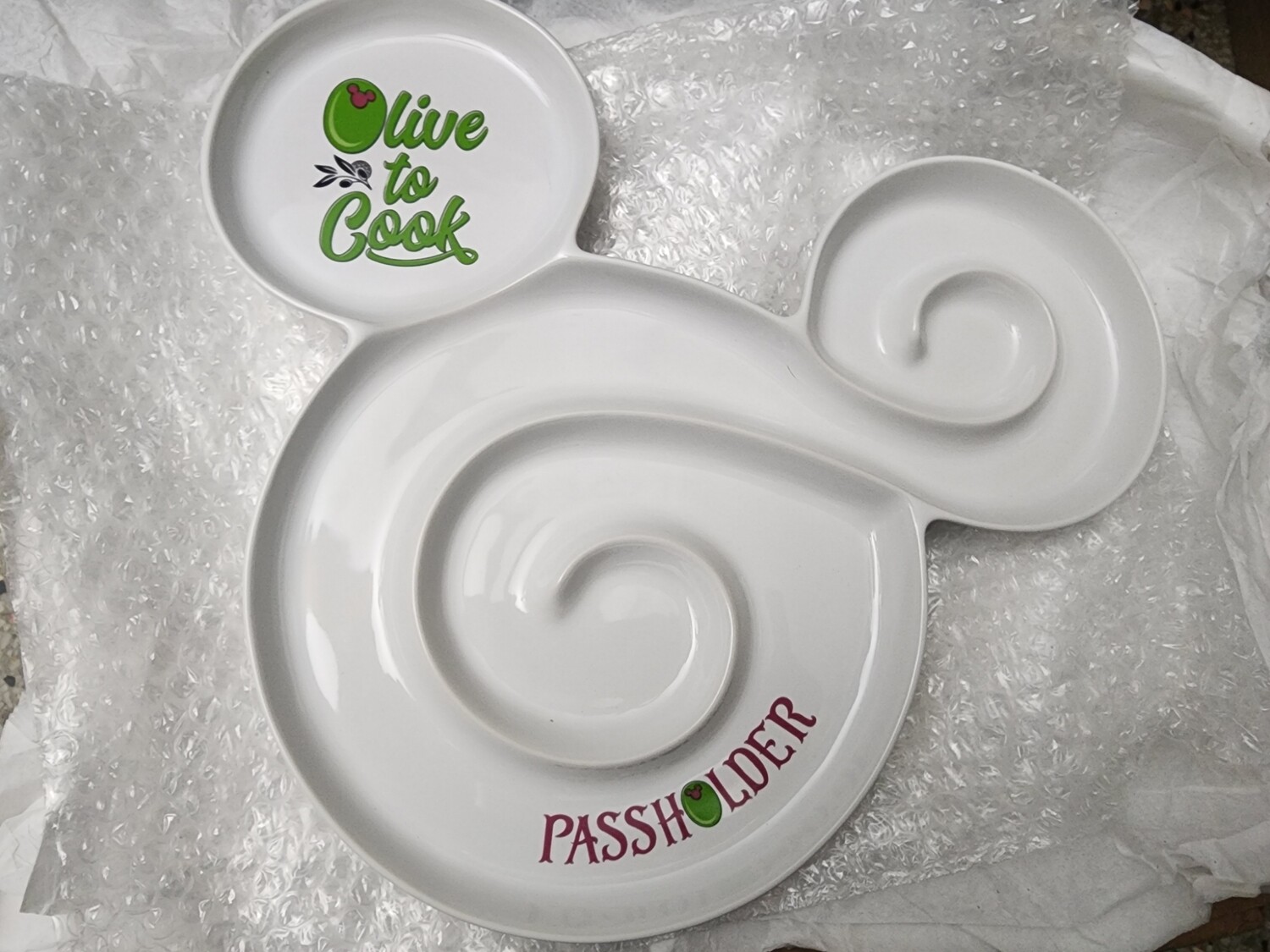 Olive To Cook plate