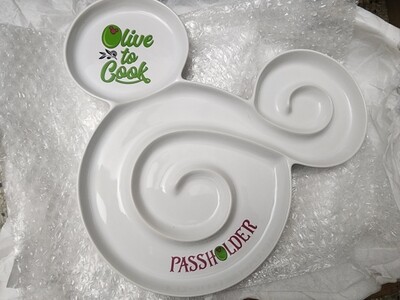 Olive To Cook plate