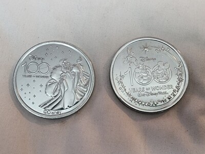 Cruella Disney 100 Years of Wonder medallion coin
